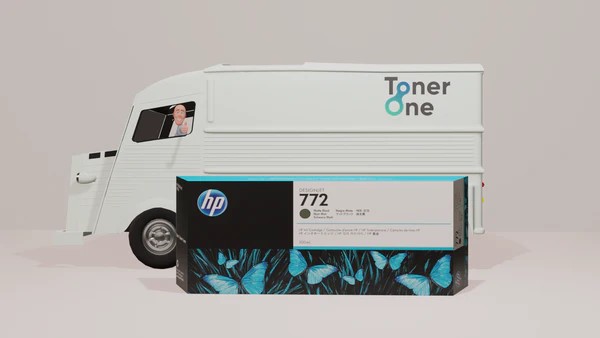 Genuine HP 772 300ml Matte Black Ink Cartridge - CN635A