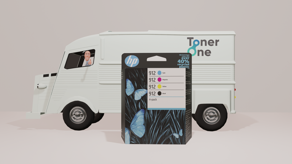 Genuine HP 912 Multipack ink cartridges - 6ZC74AE