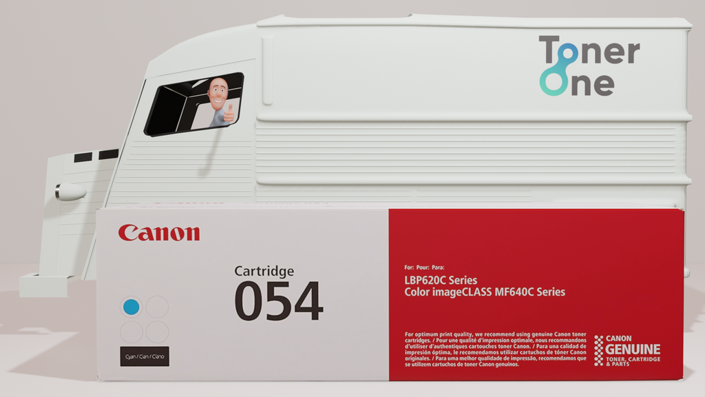Genuine Standard Capacity Canon 054C Toner Cartridge - Cyan