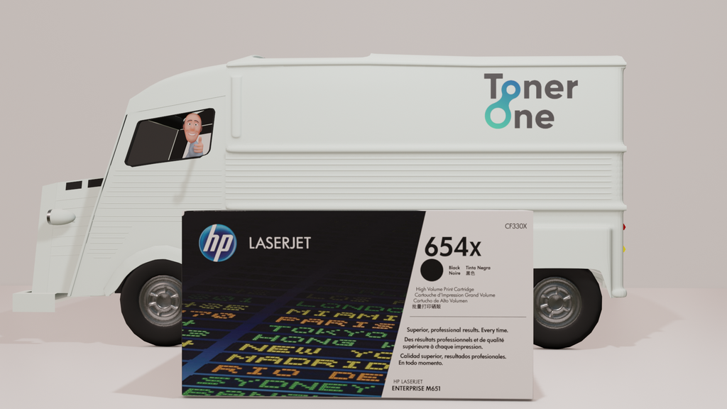 Genuine HP 654X High Capacity Laserjet Toner Cartridge - CF330X - Black