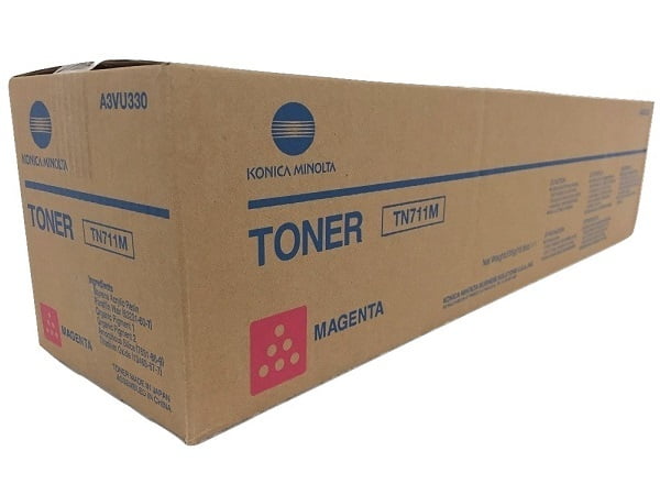 Konica Minolta Genuine TN711M Magenta Toner Cartridge BizHub - New