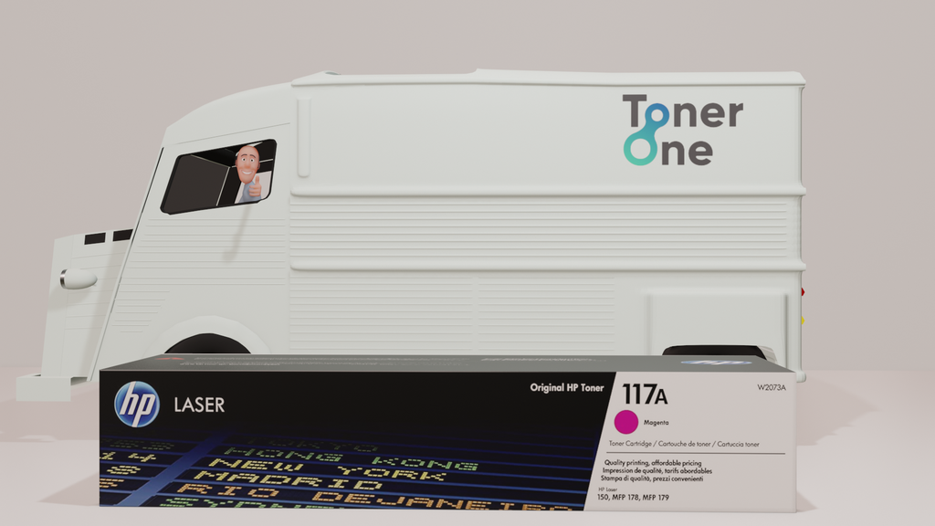 Genuine HP 117A Standard Laserjet Toner Cartridges - W2073A  -Magenta