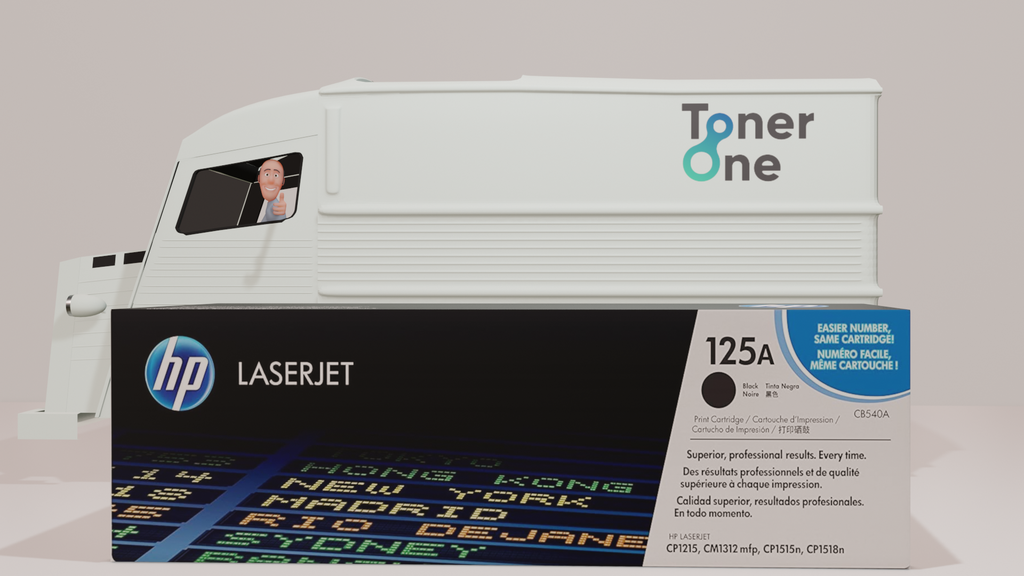 HP 125A Black Toner Cartridge CB540A - New