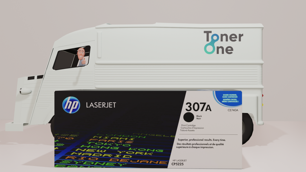 Genuine HP 307A Standard Laserjet Toner Cartridge - CE740A -Black