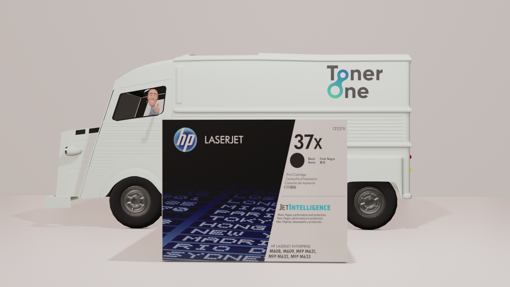 Genuine HP 37A|37X Standard and High Capacity Black Toner Cartridge
