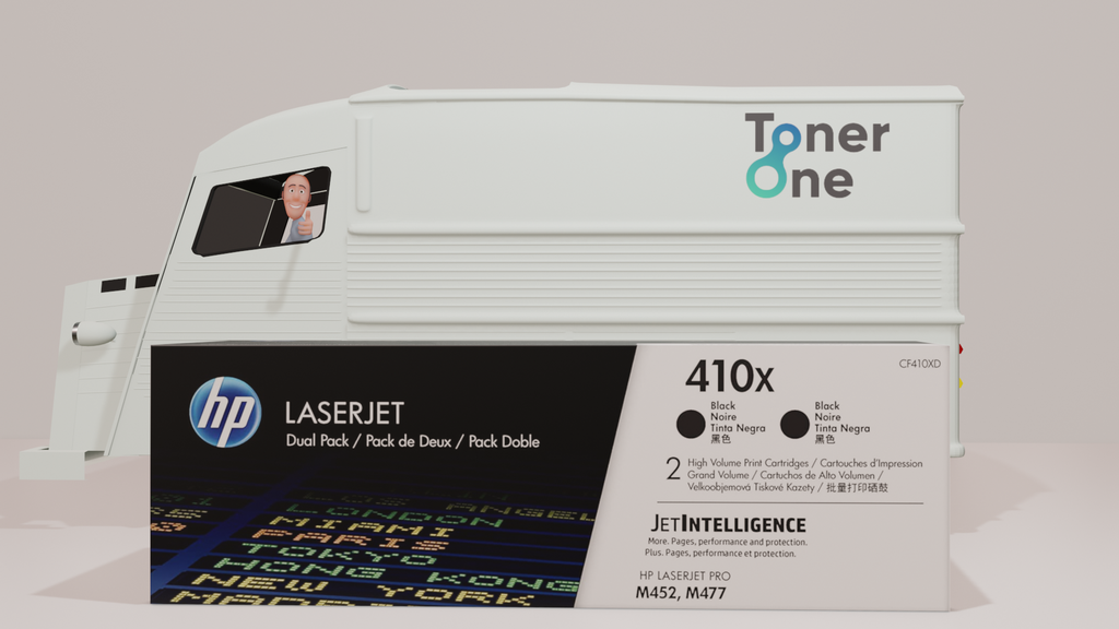 Genuine HP 410A|410X|410XD Standard and High Capacity | Dualpack Laserjet Toner Cartridges - CF410A-CF410X-CF410XD-Black