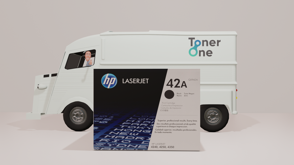 Genuine HP 42A|42X Standard and High Capacity Black Toner Cartridges