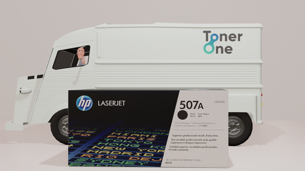 Genuine HP 507A|507X Standard and High Capacity Laserjet Toner Cartridges - CE400A - CE400X - Black
