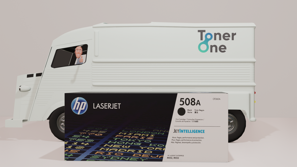 Genuine HP 508A|508X Standard and High Capacity Laserjet Toner Cartridges - CF360A - CF360X - Black