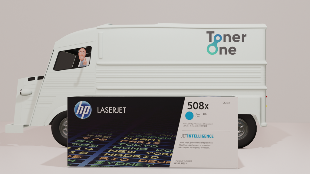 Genuine HP 508A|508X Standard and High Capacity Laserjet Toner Cartridges - CF361A - CF361X - Cyan