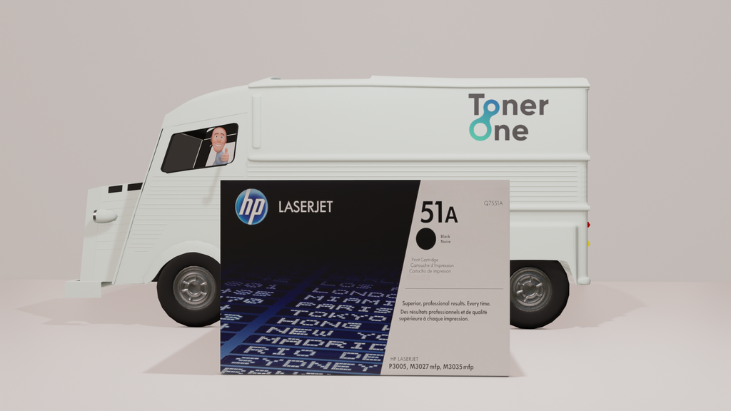 Genuine HP 51A|51X Standard and High Capacity Black Toner Cartridges