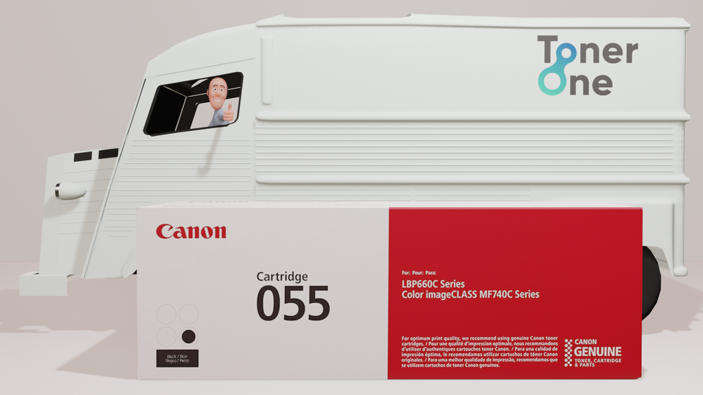 Genuine Standard Capacity Canon 055B Toner Cartridge - Black 