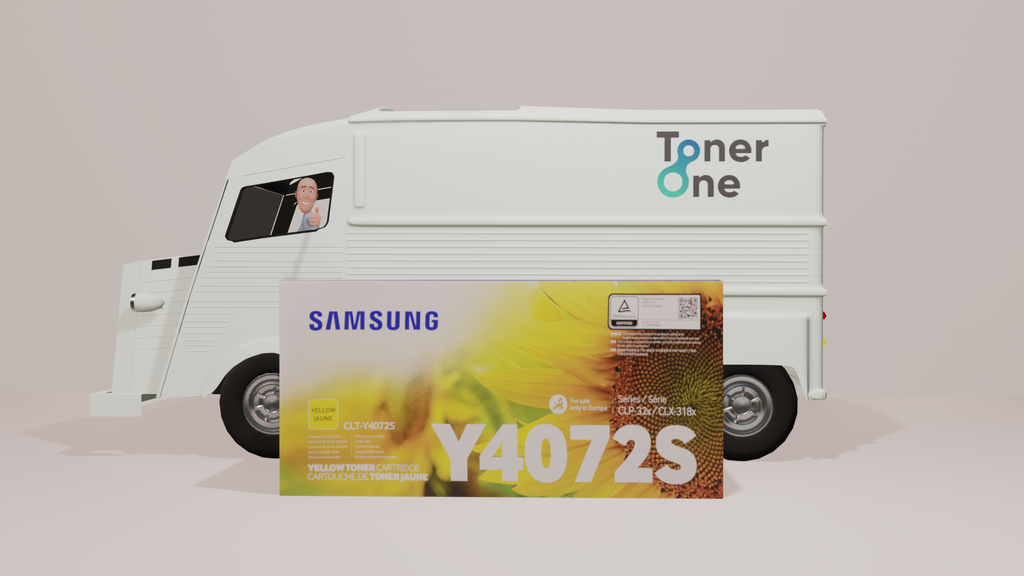Samsung SU382A CLT-P4072C Toner Cartridges, Black/Cyan/Magenta/Yellow, Pack of 4 (copy)