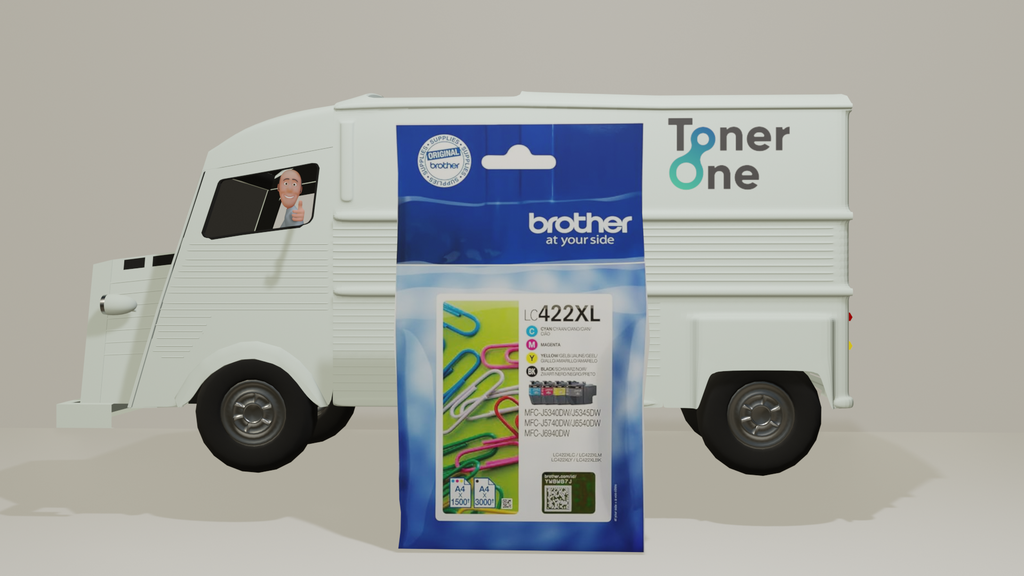 Genuine Brother LC-422XL Inkjet Cartridges - Multipack