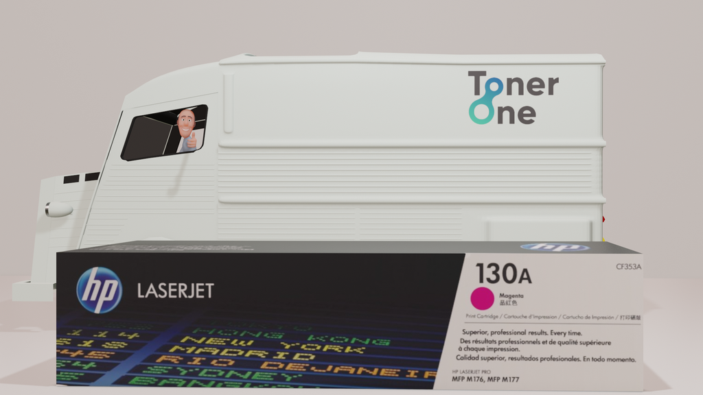 Genuine HP 130A Standard Laserjet Toner Cartridges-CF353A-Magenta (copy)