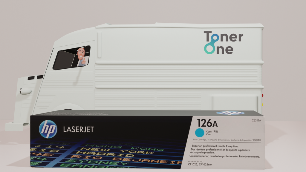 Genuine HP 126A Standard Laserjet Toner Cartridge - CE311A-Cyan (copy)