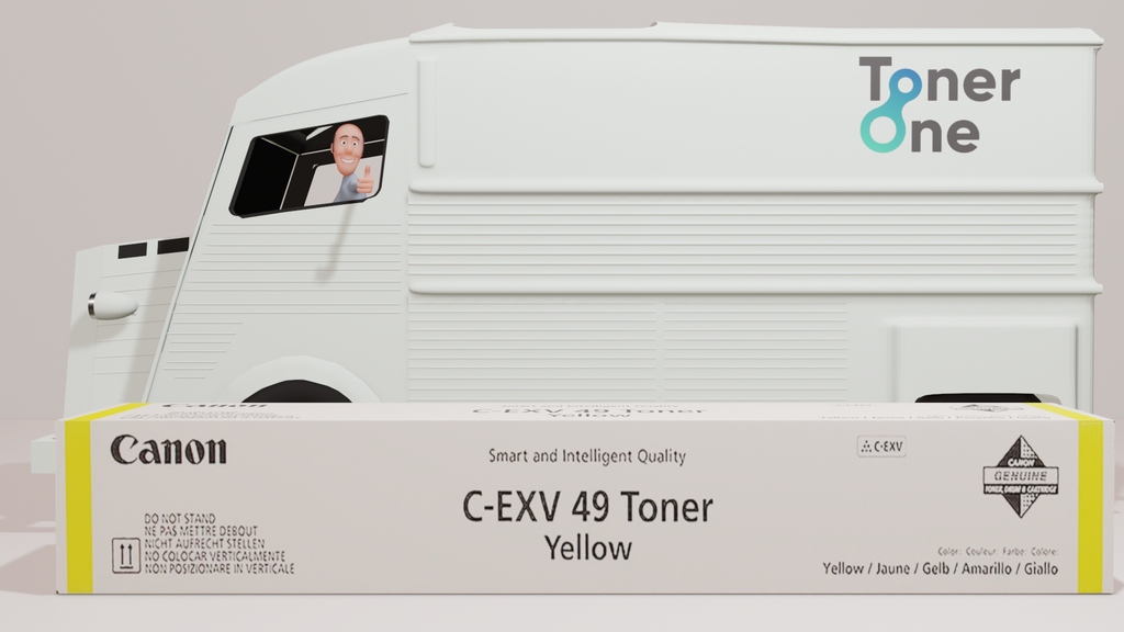Genuine Canon C-EXV49Y Toner Cartridge - Yellow (copy)