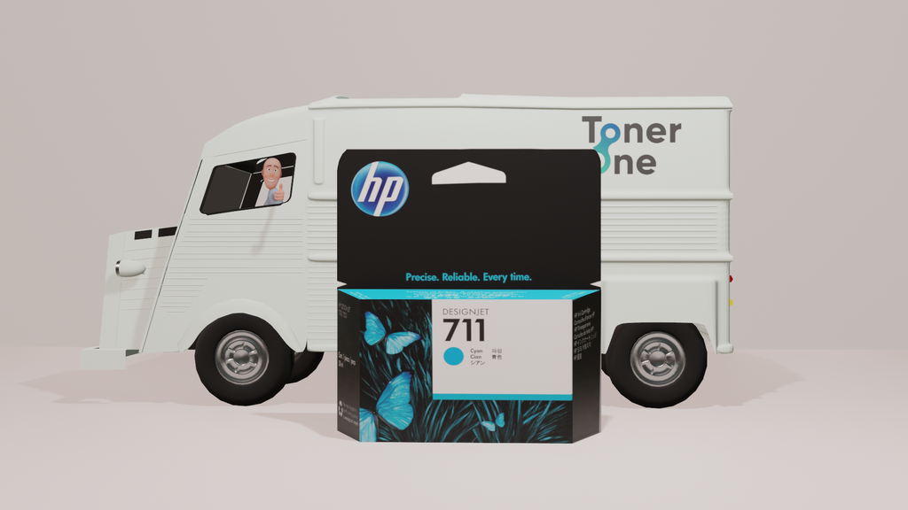 HP CZ131A 711 29ml Ink Cartridge for Designjet T120/T520 Large Format Inkjet Printers - Magenta (copy)