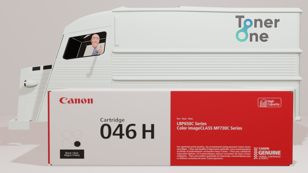 Canon Toner 046H Black Approx. 6,300 Pages - Suitable for i-SENSYS LBP653Cdw, i-SENSYS LBP654Cx, i-SENSYS MF732Cdw, i-SENSYS MF734Cdw, i-SENSYS MF735Cx (copy)