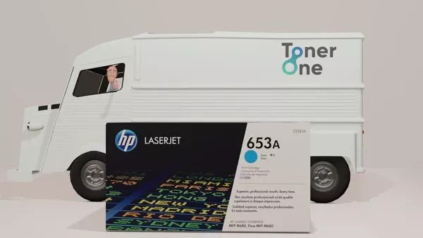 Genuine HP 653A Standard Capacity Laserjet Toner Cartridge - CF321A - Cyan (copy)