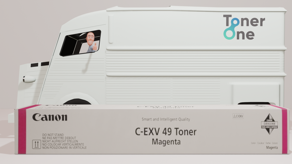 Genuine Canon C-EXV49M Toner Cartridge Magenta - New