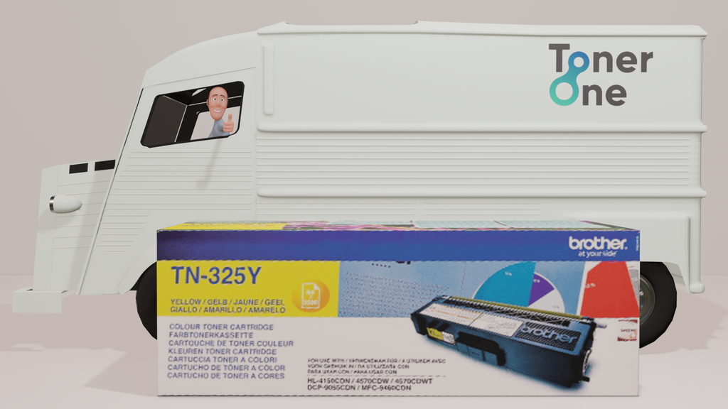 Brother Original TN-325Y Yellow Toner Cartridge - New (copy)