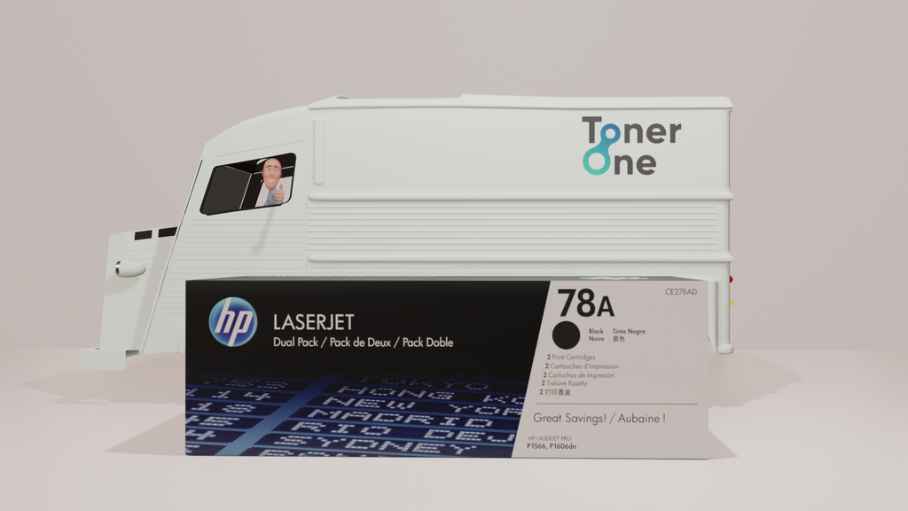 HP 78A Original Toner Cartridge CE278AD Black Pack of 2 - New (copy)