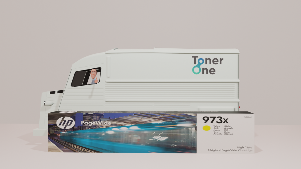 High Capacity HP 973X Yellow Ink Cartridge - F6T83AE
