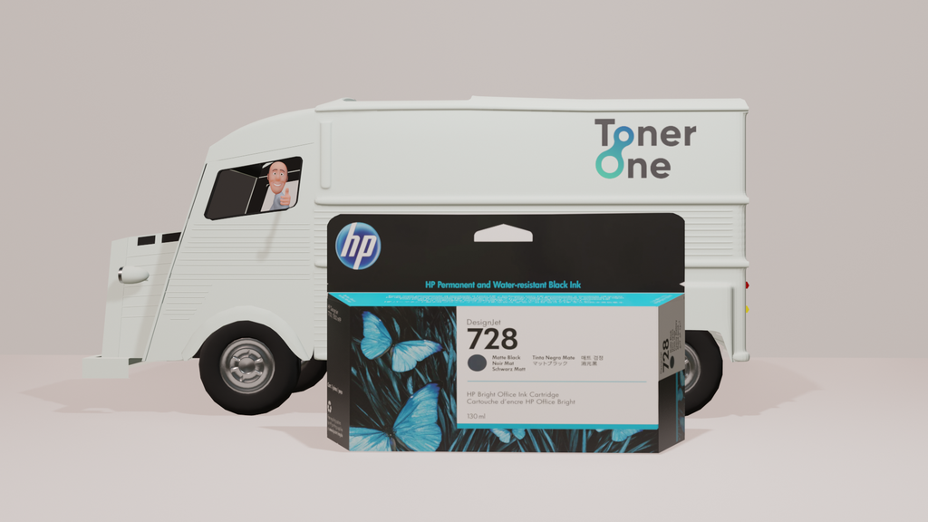 HP 3WX25A Ink Matte Black 728 130ml (copy)