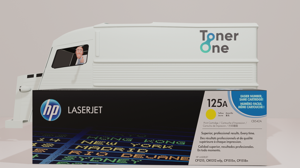 Genuine HP 125A Standard Laserjet Toner Catridges-CB542A-Yellow (copy)