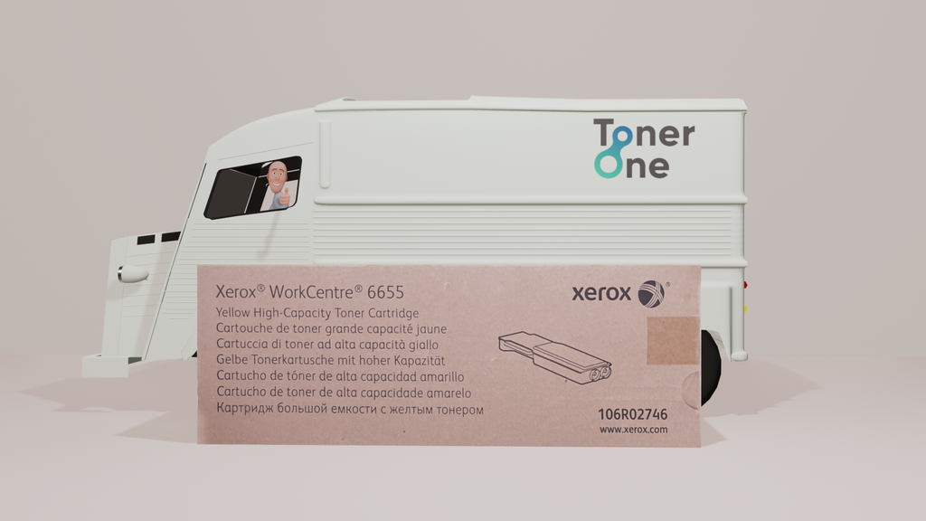Xerox 106R02746 Yellow High Capacity Toner Cartridge 6655 Sealed  (copy)