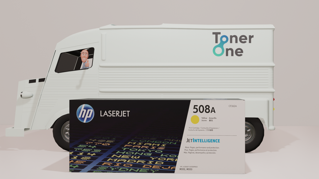Original HP 508X High Capacity Laserjet Toner Cartridges - CF362X - Yellow (copy)