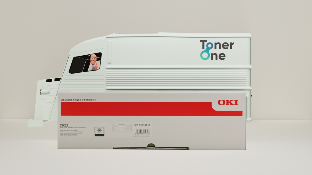 Geniune Oki 44844615 Toner Cartridge - Cyan (copy)