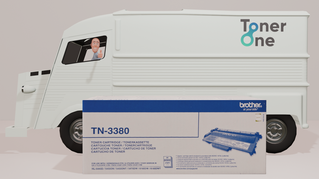 Genuine Brother TN-3380 Black High Capacity Toner Cartridge - New