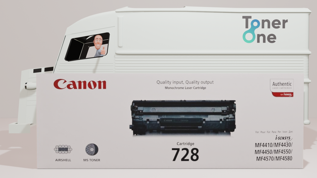 Genuine Canon 728 Black Toner Cartridge - Fax L150 L410 MF4410