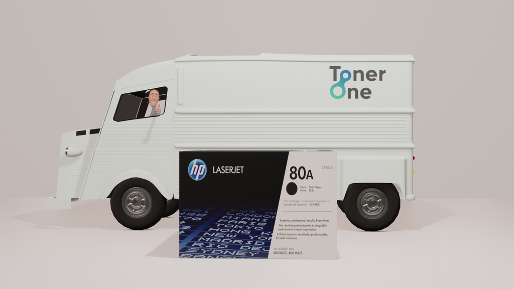 Genuine HP CF280A 80A Black Toner Cartridge