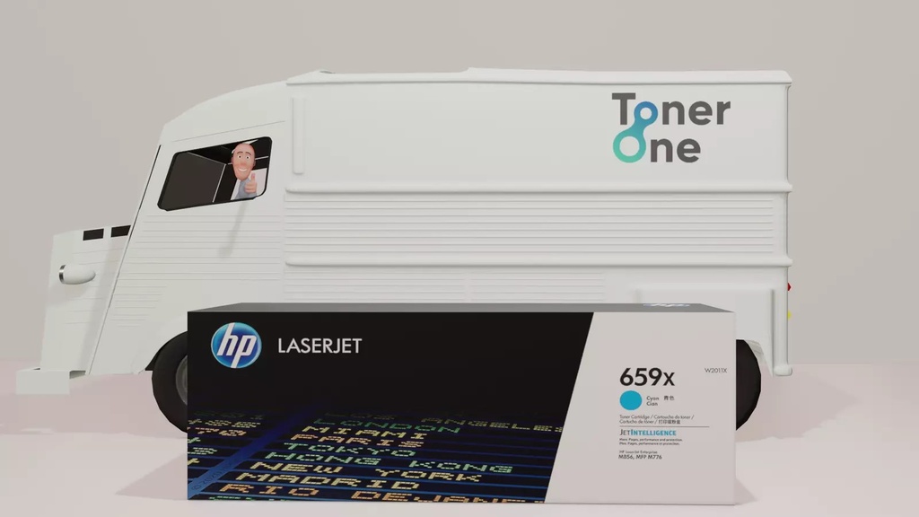 HP W2011X Cyan 659X High Yield Original LaserJet Toner Cartridge - New (copy)