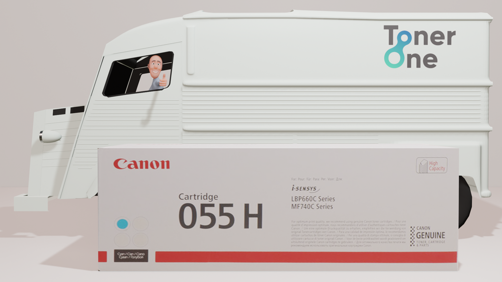 Genuine High Capacity Canon 055H oner Cartridge - Cyan (copy)