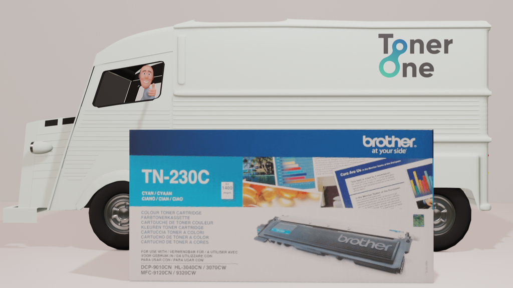Brother TN-230C Cyan Toner Cartridge (Yield 1400) (TN230C) (copy)