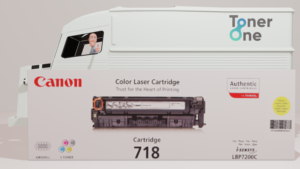 Genuine Canon 718Y Toner Cartridge - Yellow (copy)