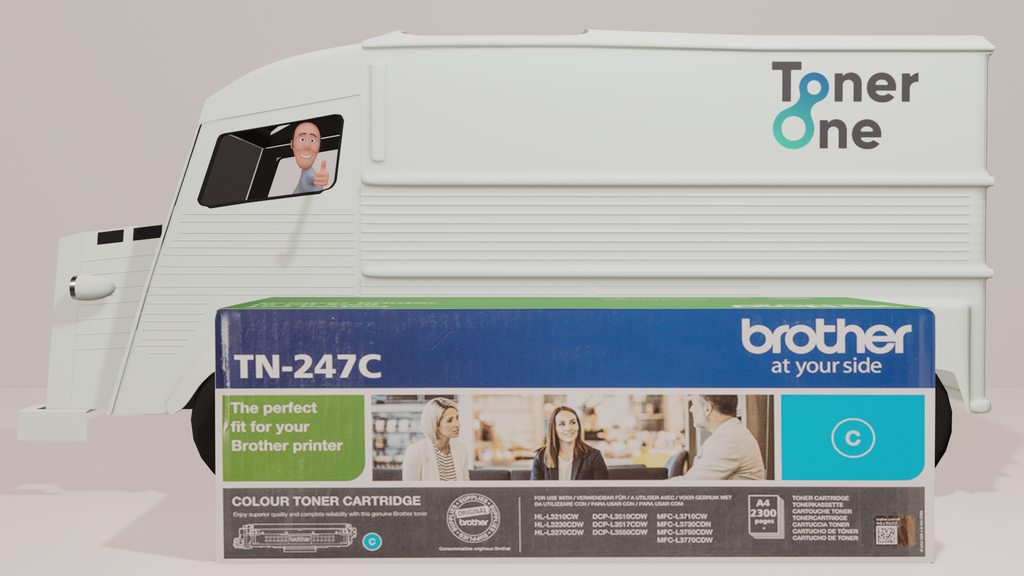 Genuine High Capacity Brother TN-247C Toner Cartridge - Cyan (copy)