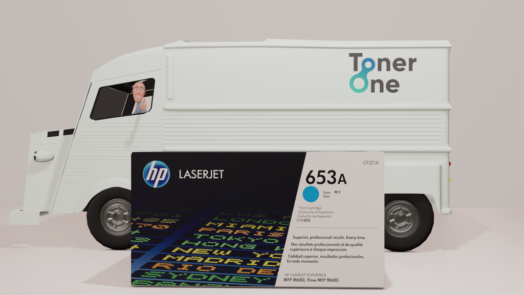 Genuine HP 653A Standard Capacity Laserjet Toner Cartridge - CF321AH - Cyan (copy)