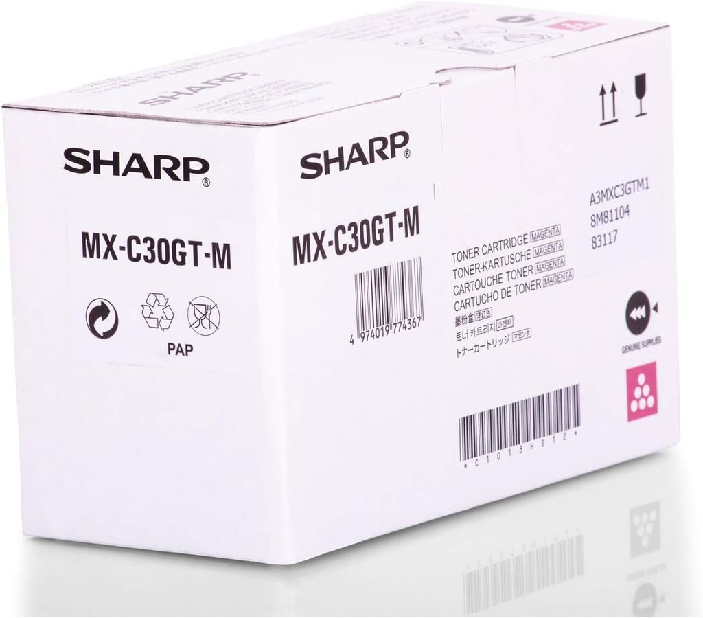 Genuine Sharp MX-C30GT-C Toner Cartridge Cyan - New (copy)