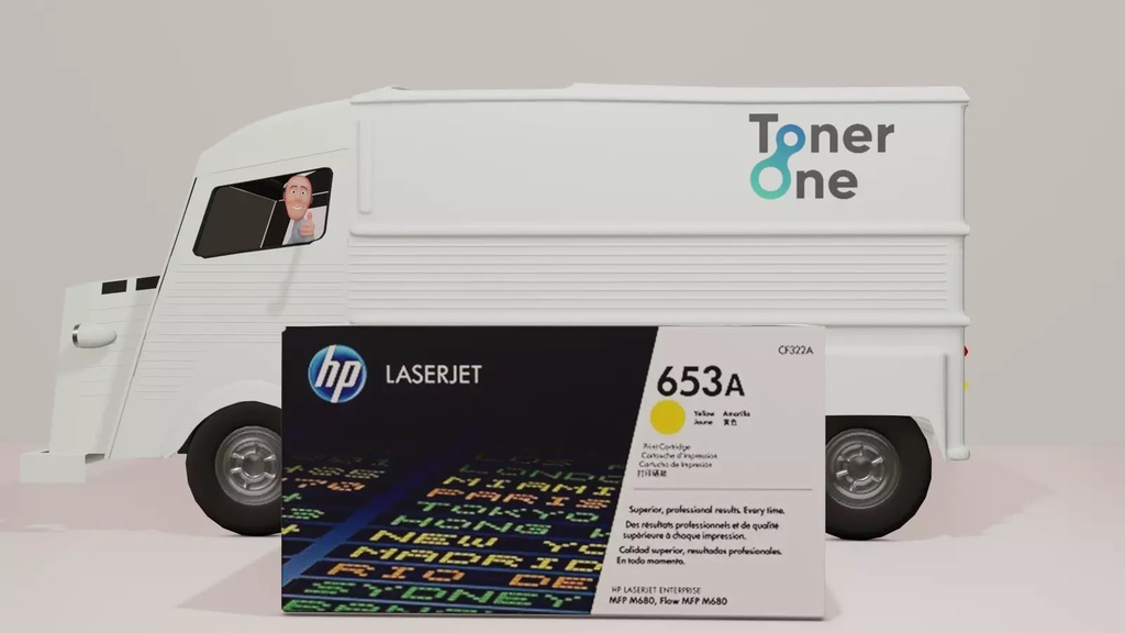 Genuine HP CF322A Yellow Toner Cartridge  - New (copy)