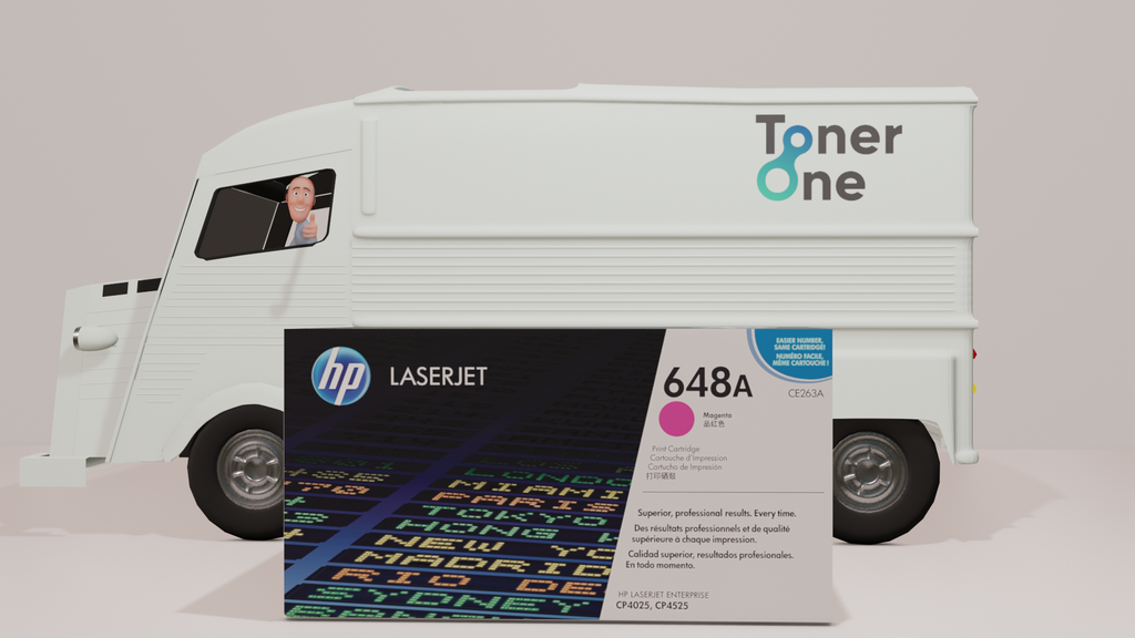 HP CE263A 648A Original LaserJet Toner Cartridge, Magenta, Single Pack