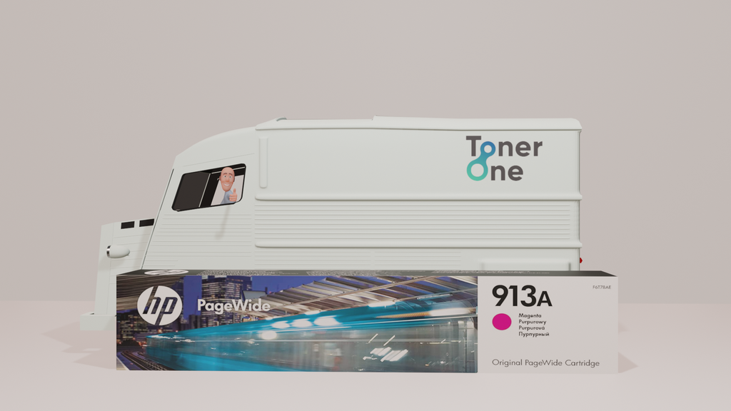 HP F6T78AE 913A Original PageWide Cartridge, Magenta, Single Pack