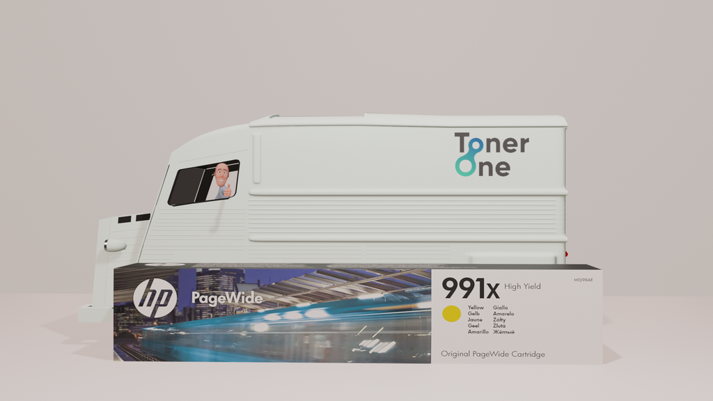 HP M0J98AE 991X High Yield Original PageWide Cartridge, Yellow, Single Pack