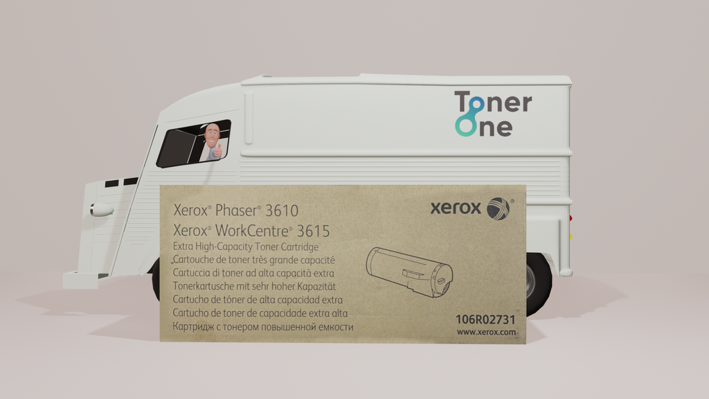 Xerox Phaser 3610/Workcentre 3615 Black Extra High Capacity Toner Cartridge (25,300 Pages) - 106R02731