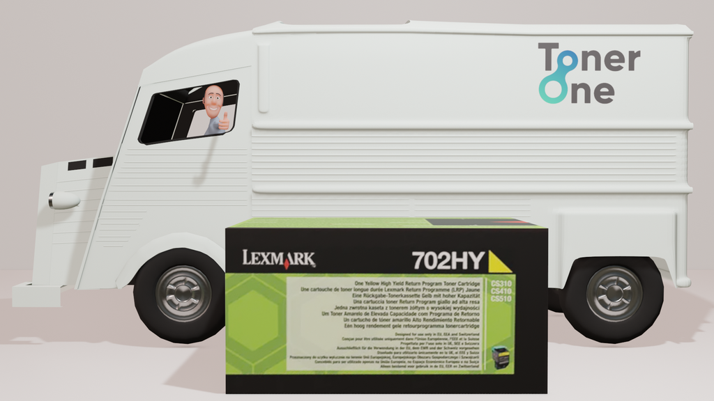 Lexmark 702hy High Capacity Return Program Toner Cartridge - Yellow