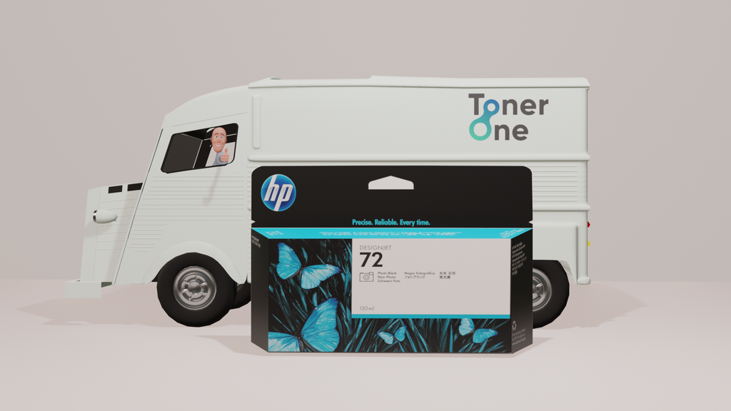 HP 72 C9370A Photo Black 130-ml Genuine HP DesignJet Ink Cartridge with HP Ink, for T2300 eMFP, T1300, T1200, T1120, T1100, T1100 MFP, T795, T790, T770, T620, T610 & T600 Large Format Plotter Printers